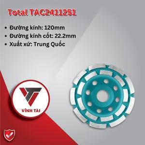 Chén mài đá bê tông Total TAC2411251 125mm
