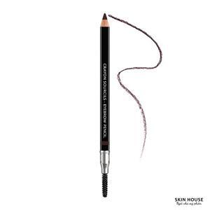 Chì kẻ lông mày 2 đầu Missha The Style Smudge-proof Wood Eyebrow Dark Brown