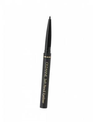 Chì kẻ mắt Cezanne Soft Pencil Eyeliner Black 0.2g