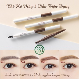 Chì kẻ mày Innisfree Brow Master Pencil