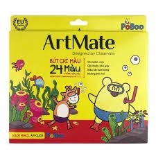 Chì Màu Hộp CL-CL103 2CL0004 12 24 màu