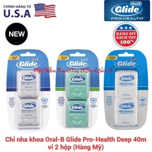 Chỉ nha khoa Oral-B Glide Pro-Health Cool Mint 40M