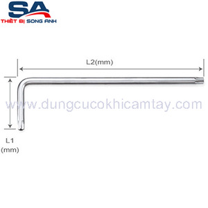 Chìa lục giác sao dài 2 đầu Toptul AIBE1009