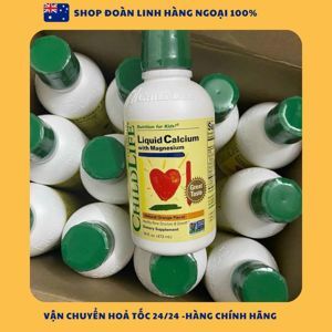 Childlife Liquid Calcium and Magnesium Orange, 474ml - bổ sung canxi và magie cho bé chiều cao vượt trội