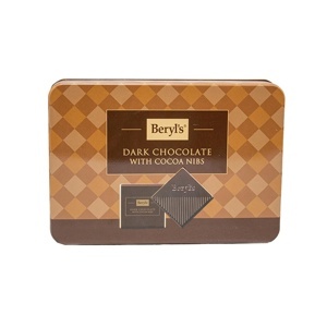 Choco Beryls Dark Chocolate with Cocoa Nibs 216g