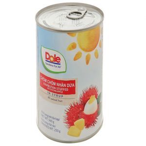 Chôm chôm nhân dứa ngâm đường Dole lon 565g