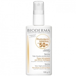 Chống Nắng Dạng Xịt Bioderma Photoderm Mineral SPF 50+ - 100g