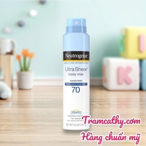 Chống nắng dạng xịt dành cho đi biển/ hồ bơi Neutrogena beach defense water+sun SPF70