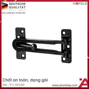 Chốt an toàn dạng gài đen mờ Hafele 911.59.059