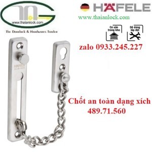 Chốt an toàn dạng xích inox nhỏ Hafele 489.71.560