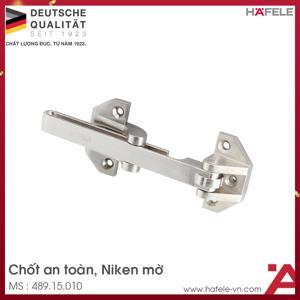 Chốt an toàn màu inox mờ Hafele 489.15.010