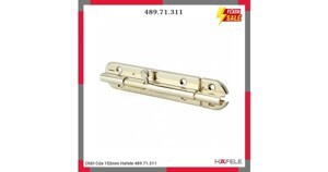 Chốt dương bầu vàng bóng 150mm Hafele 489.71.311