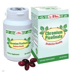 Chromium Picolinate UBB, giúp điều hoà lượng đường glucose trong máu