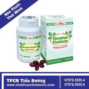 Chromium Picolinate UBB, giúp điều hoà lượng đường glucose trong máu