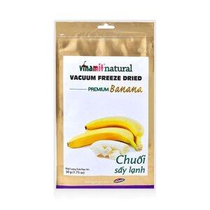 Chuối sấy lạnh Vinamit - gói 50g