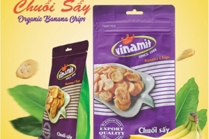 Chuối sấy Vinamit - gói 100g