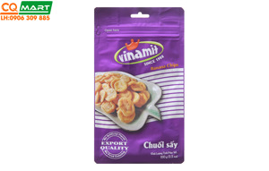 Chuối sấy Vinamit - gói 100g