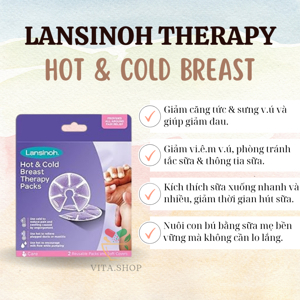 Chườm ngực thông tia sữa Lansinoh Therapearl