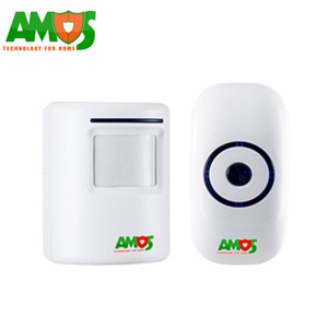 Chuông báo khách báo trộm Amos AM-B68W