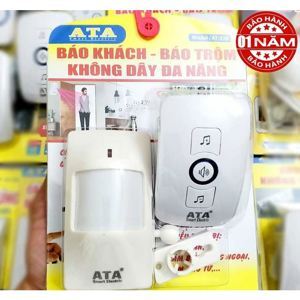 Chuông báo khách chống trộm rời không dây đa năng Ata AT-338