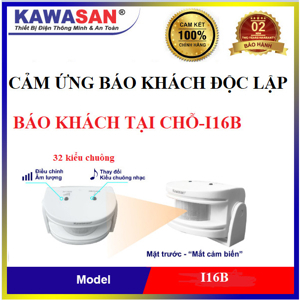 Chuông báo khách độc lập Kawa KW-i16B