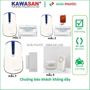 Chuông báo khách không dây có remote Kawa KW-i618A-R