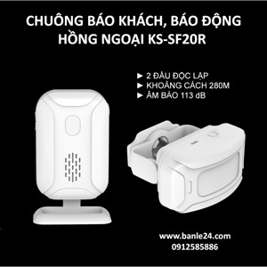 Chuông báo khách không dây học lệnh thông minh KS-SF20R