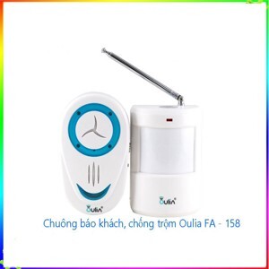 Chuông cửa cảm ứng không dây báo khách Oulia FA158