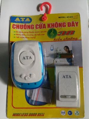 Chuông cửa không dây chống nước báo khách ATA AT-913