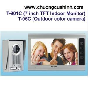 Chuông cửa màn hình có dây ETE T-901C