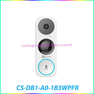 Chuông cửa wifi Ezviz CS-DB1-A0-1B3WPFR - 3MP