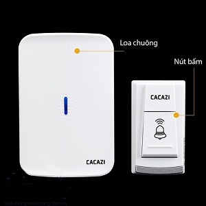 Chuông không dây Cacazi W-906