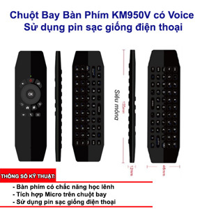 Chuột bay Vinabox KM950V (có Mic)