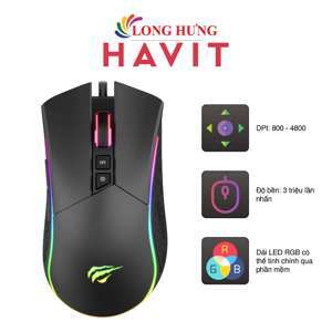 Chuột Gaming Havit MS1001S RGB