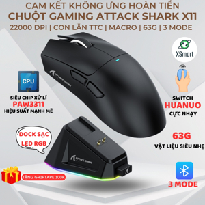 Chuột không dây Attack Shark X11