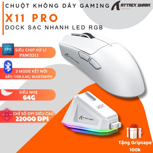 Chuột không dây Attack Shark X11