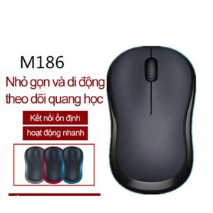 Chuột Logitech M186, không dây