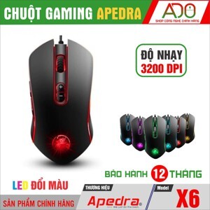 Chuột máy tính - Mouse Apedra X6