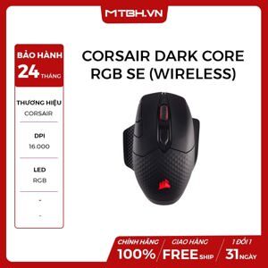 Chuột máy tính - Mouse Corsair Dark Core Wireless RGB SE