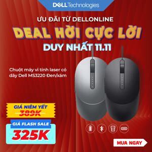 Chuột máy tính - Mouse Dell Laser Wired Mouse MS3220