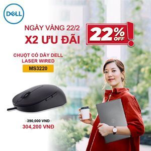 Chuột máy tính - Mouse Dell Laser Wired Mouse MS3220