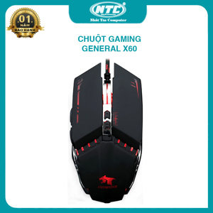 Chuột máy tính - Mouse General X60 chuyên game 7D