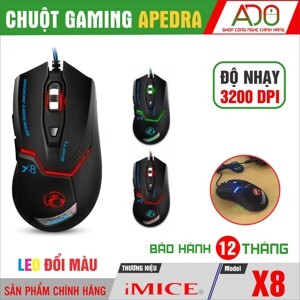 Chuột máy tính - Mouse Imice X8