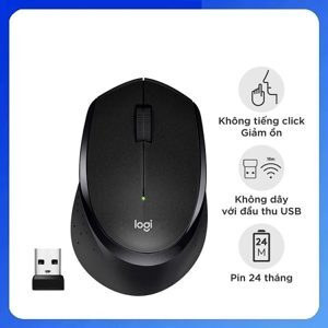 Chuột máy tính - Mouse không dây Logitech M330 Silent Plus