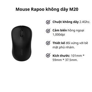 Chuột máy tính - Mouse không dây Rapoo M20
