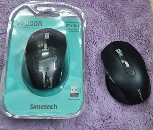 Chuột máy tính - Mouse không dây Simetech V7200B