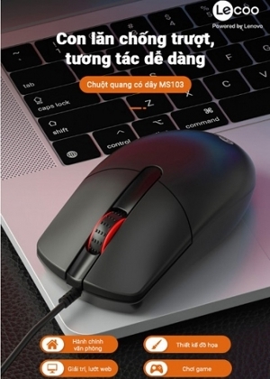 Chuột máy tính - Mouse Lecoo MS103