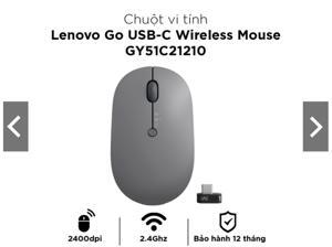 Chuột máy tính - Mouse Lenovo Go USB-C Wireless Mouse GY51C21210