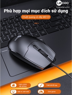 Chuột máy tính - Mouse Lenovo Lecoo MS101