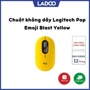 Chuột máy tính - Mouse Logitech Pop Emoji Blast Yellow